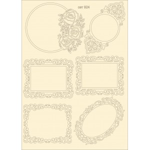 СЕТ924 / A5 - Комплект с елементи от бирен картон