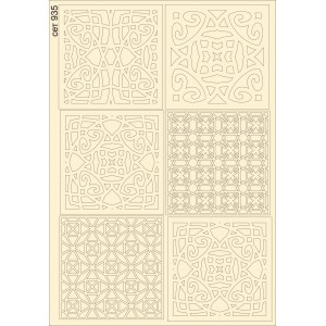 СЕТ935 / A5 - Комплект с елементи от бирен картон