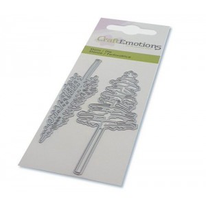 CraftEmotions 115633/0279 - Tall Trunk Christmas Trees