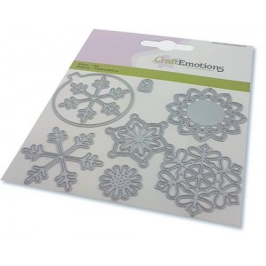 CraftEmotions 115633/0834 - Christmas Ball Round Multi Ornament