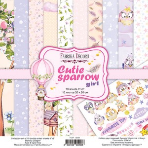 Fabrika Decoru FDSP-02095 8'x8' - Cutie Sparrow Girl