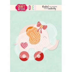 Craft and You CW109 - Elephant Baby Toy