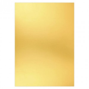 Card Deco CDEMCP015 Metallic Mirror Paper A4 - Warm Gold