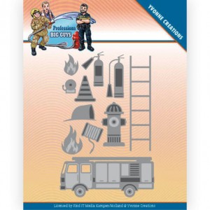 Find It Trading YCD10239 - Yvonne Creations Big Guys - Fire Department