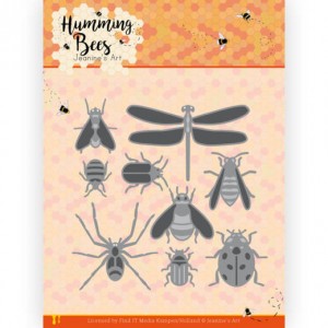 Jeanines Art JAD10127 Humming Bees - All Kinds of Insects