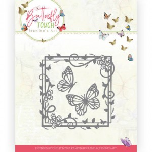 Jeanines Art JAD10122 Butterfly Touch - Butterfly Square