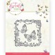 Jeanines Art JAD10122 Butterfly Touch - Butterfly Square