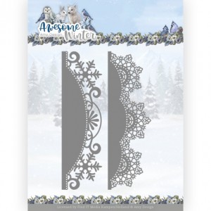 Find It Trading ADD10255 Amy Design Awesome Winter -  Winter Lace Border