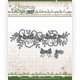 Jeanines Art JAD10138 Christmas Cottage - Christmas Swirl Border