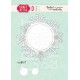 Craft and You CW154 - Snowflake Frame Round