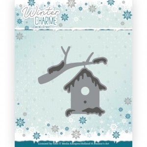 Jeanines Art JAD10145 Winter Charme - Birdhouse with Snow