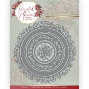 Find It Trading YCD10261 - Yvonne Creations Graceful Flowers - Graceful Circle