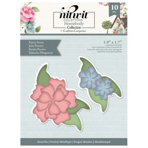 Crafter's Companion NIT-HB-MD-PRPE - Pretty Peony