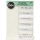 Sizzix 664535 50/Pkg Cardstock Pack - Ivory