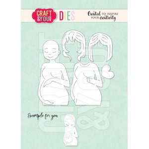 Craft and You CW181 - Pregnant Woman