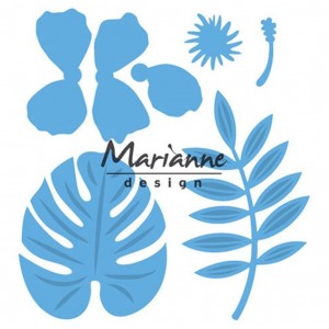 Marianne Design LR0478 - Hibiscus & Tropical Leaves