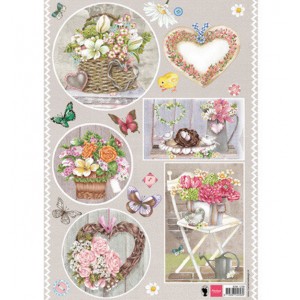 Marianne Design EWK1239 A4 - Hearts