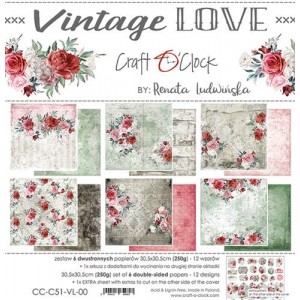 Craft O'Clock CC-C51-VL-00 12'x12' - Vintage Love