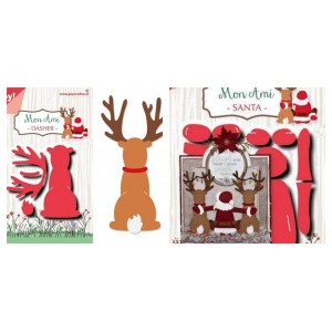 Joy crafts 6002/1585-1586 - Santa and Dasher
