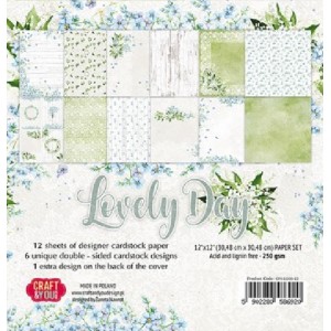 Craft and You CPB-LD30-12 12'x12' - Lovely Day