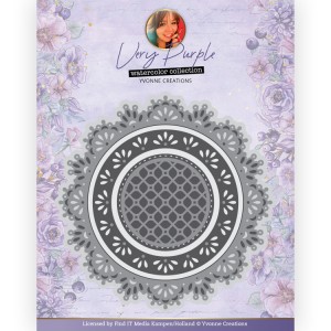 Find It Trading YCD10297 Yvonne Creations Very Purple - Circles