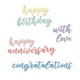 Sizzix 665089 - Script Sentiments