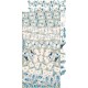 Craft O'Clock CC-C56-FB-10 6'x12' Flowers - Forever Blue