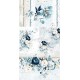 Craft O'Clock CC-C56-FB-10 6'x12' Flowers - Forever Blue