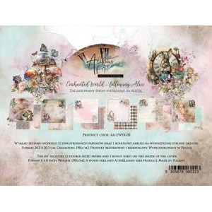 Alchemy of Art AA-EWFA-08 8'x8' Enchanted World - Following Alice