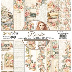ScrapBoys ROSA-08 12'x12' - Rosalia