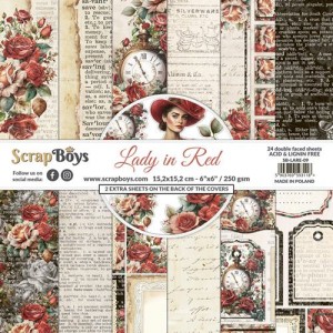 ScrapBoys LARE-09 6'x6' - Lady in Red