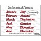 Crealies CLJP603EN - Months English