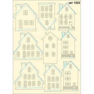 СЕТ1003 / A5 - Комплект с елементи от бирен картон
