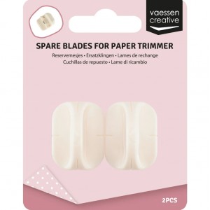 Vaessen Creative 2207-104 - 2 Spare Blades for Paper Trimmer Ivory