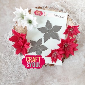 Craft and You CW261 - Magda's Poinsettia