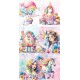 Craft O'Clock CC-C61-US-13 6'x12' - Unicorn Sweets