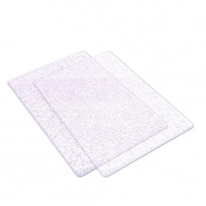 Big shot 662141 A5  Резервни подложки - Clear w/Silver Glitter