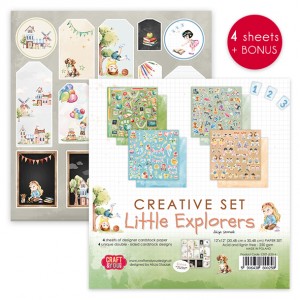 Craft and You CSET-LE30-4 12'x12' - Little Explorers