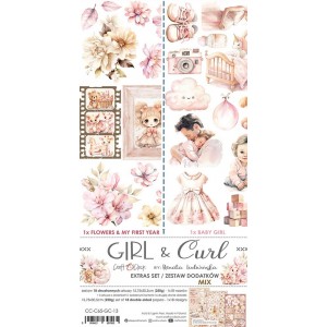 Craft O'Clock CC-C65-GC-13 6'x12' - Girl & Curl Mix