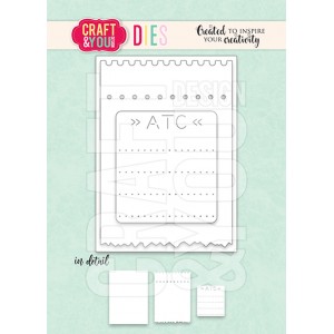 Craft and You CW297 - ATC Ticket Set