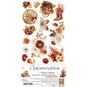 Craft O'Clock CC-F33-AA-11 6'x12' - Autumnaria Flowers