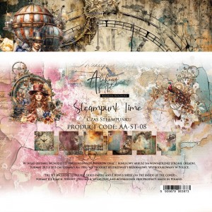 Alchemy of Art AA-ST-08 8'x8' - Steampunk Time