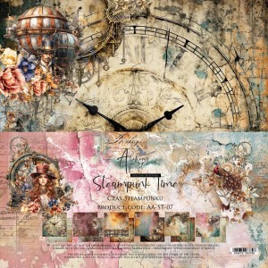 Alchemy of Art AA-ST-07 12'x12' - Steampunk Time