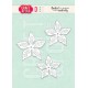 Craft and You CW309 - Magda's Poinsettia Smaller Flowers
