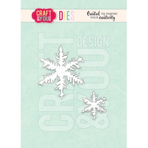 Craft and You CW310 - Snowflakes Set
