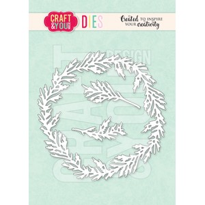 Craft and You CW311 - Cedar Wreath