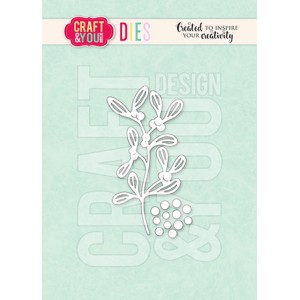 Craft and You CW318 - Sprig of Mistletoe