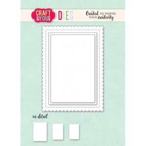Craft and You CW323 - ATC Biscuit Frame
