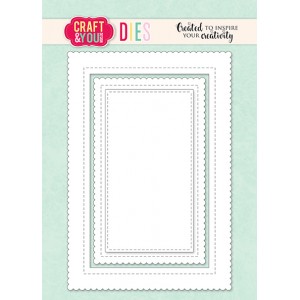 Craft and You CW330 - Biscuit Photo Frame 10x15 cm.