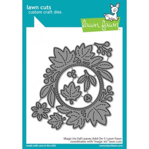 Lawn Fawn LF2696 - Magic Iris Fall Leaves Add-on